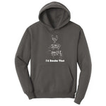 I'd Smoke That Meat Chart Version Hoodie - Charcoal