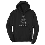 I'd Smoke That Meat Chart Version Hoodie - Jet Black