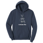 I'd Smoke That Meat Chart Version Hoodie - Navy