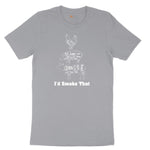 I'd Smoke That Meat Chart Version Short Sleeve Tee - Athletic Heather Grey