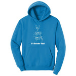 I'd Smoke That Meat Chart Version Youth Hoodie - Sapphire