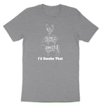 I'd Smoke That Meat Chart Version Youth Short Sleeve Tee - Athletic Heather