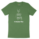 I'd Smoke That Meat Chart Version Youth Short Sleeve Tee - Athletic Kelly