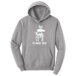 I'd Smoke That Original Design Hoodie - Athletic Heather