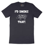 I'd Smoke That Pork Version Short Sleeve Tee - Deep Navy