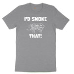 I'd Smoke That Pork Version Youth Short Sleeve Tee - Athletic Heather