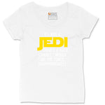 If I Was a Jedi Ladies Curvy Tee - White