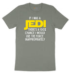 If I Was a Jedi Ladies Short Sleeve Tee - Bamboo Blackout