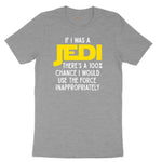 If I Was a Jedi Ladies Short Sleeve Tee - Granite Heather