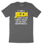 If I Was a Jedi Short Sleeve Tee - Dark Heather Grey