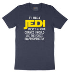If I Was a Jedi Short Sleeve Tee - Heather Navy