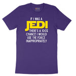 If I Was a Jedi Short Sleeve Tee - Team Purple