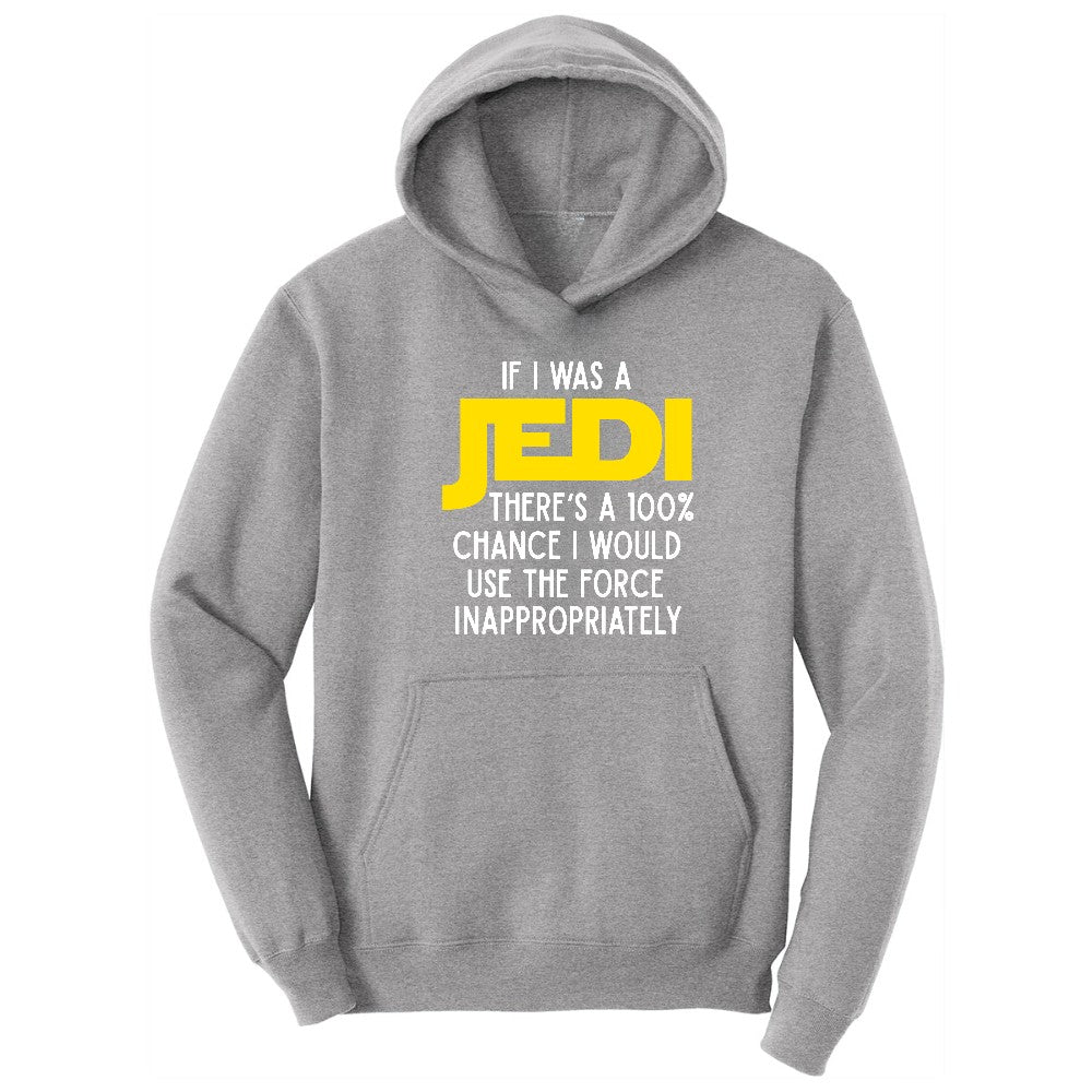 If I Was a Jedi - Mens & Ladies T-Shirt Hoodie - Athletic Heather