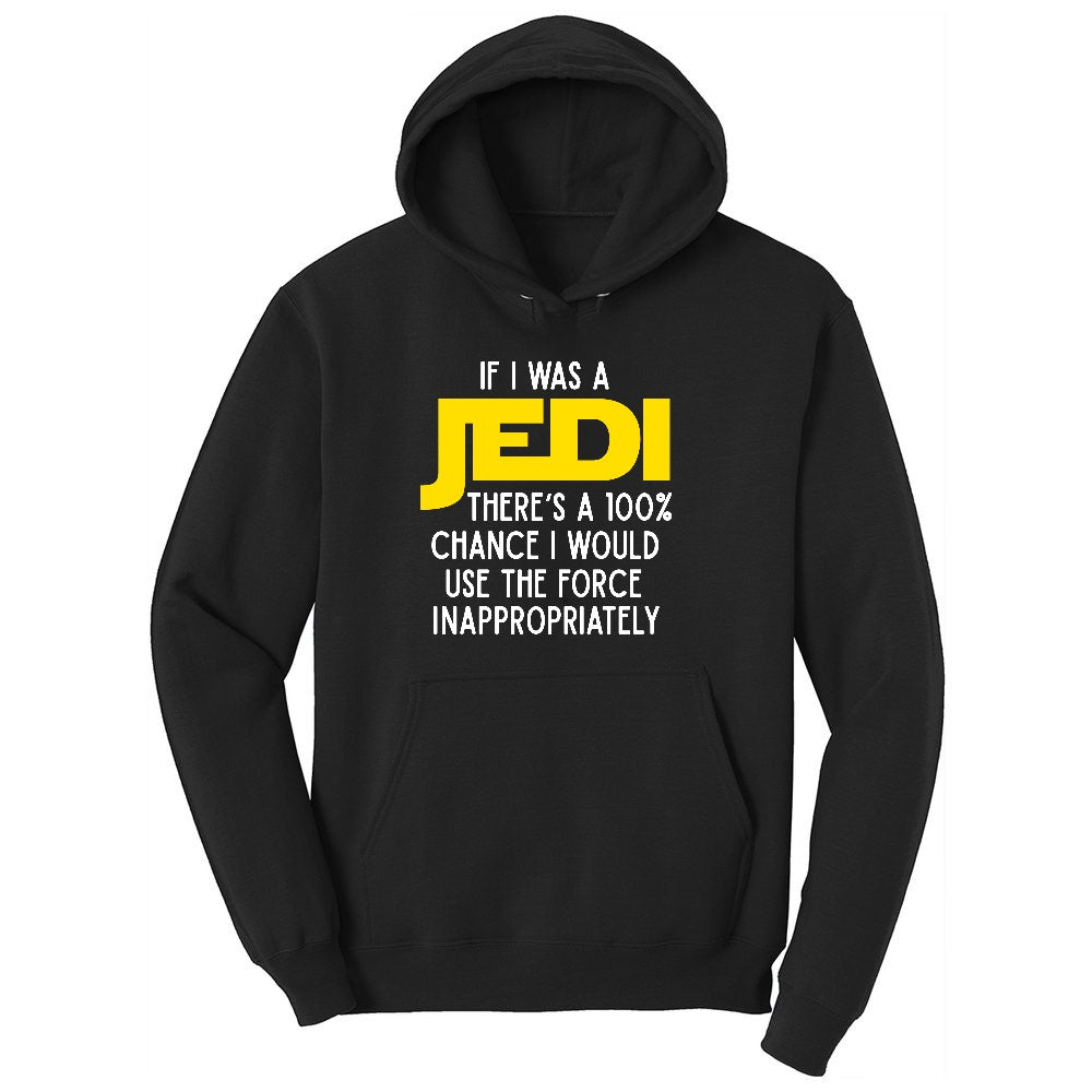 If I Was a Jedi Toddler Hoodie - Jet Black