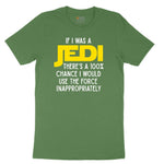 If I Was a Jedi Toddler Short Sleeve Tee - Athletic Kelly