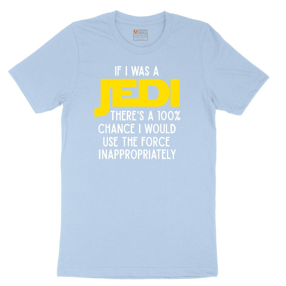 If I Was a Jedi Toddler Short Sleeve Tee - Light Blue
