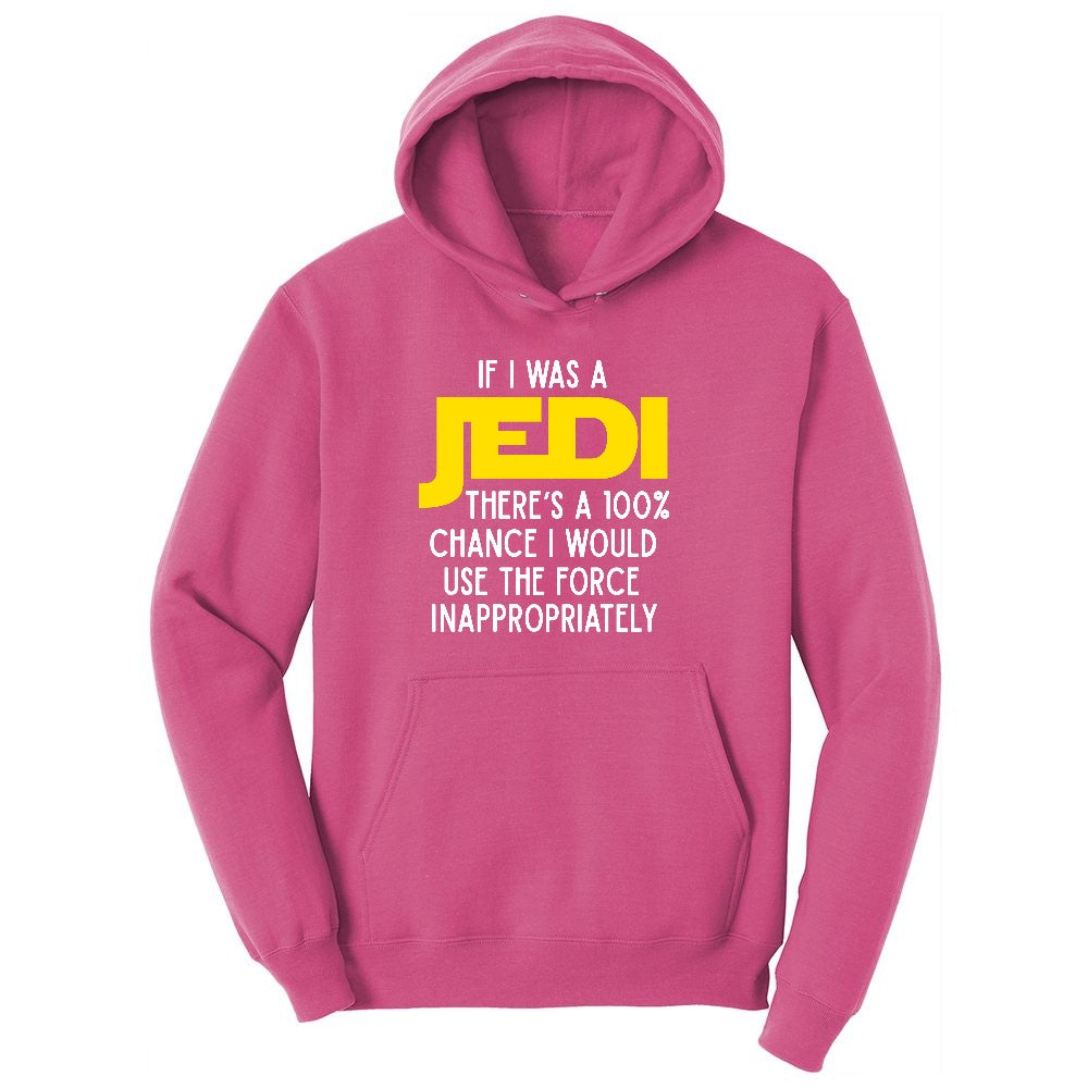 If I Was a Jedi Youth Hoodie - Sangria