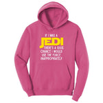 If I Was a Jedi Youth Hoodie - Sangria