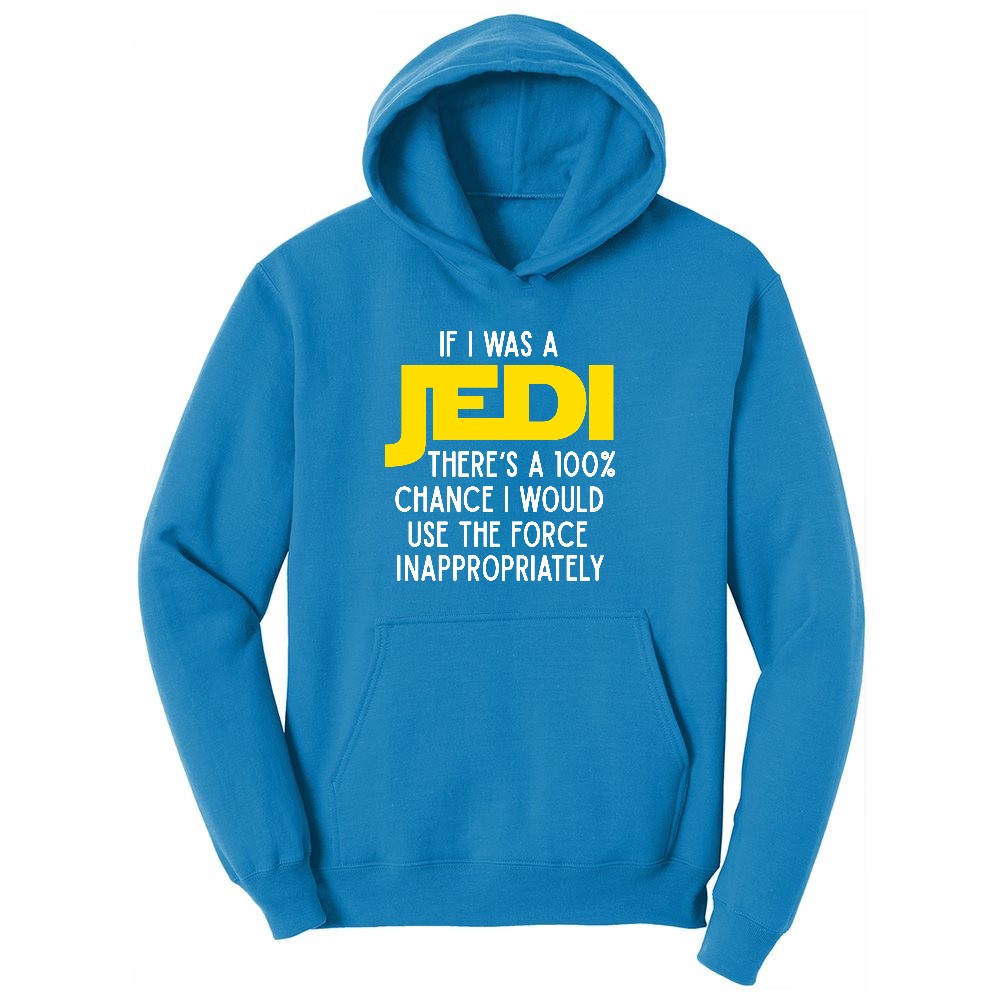 If I Was a Jedi Youth Hoodie - Sapphire
