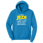 If I Was a Jedi Youth Hoodie - Sapphire