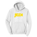 If I Was a Jedi Youth Hoodie - White