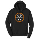 If You Can't Stand the Heat Stay in the Kitchen Ladies Hoodie - Jet Black