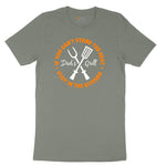 If You Can't Stand the Heat Stay in the Kitchen Ladies Short Sleeve Tee - Bamboo Blackout