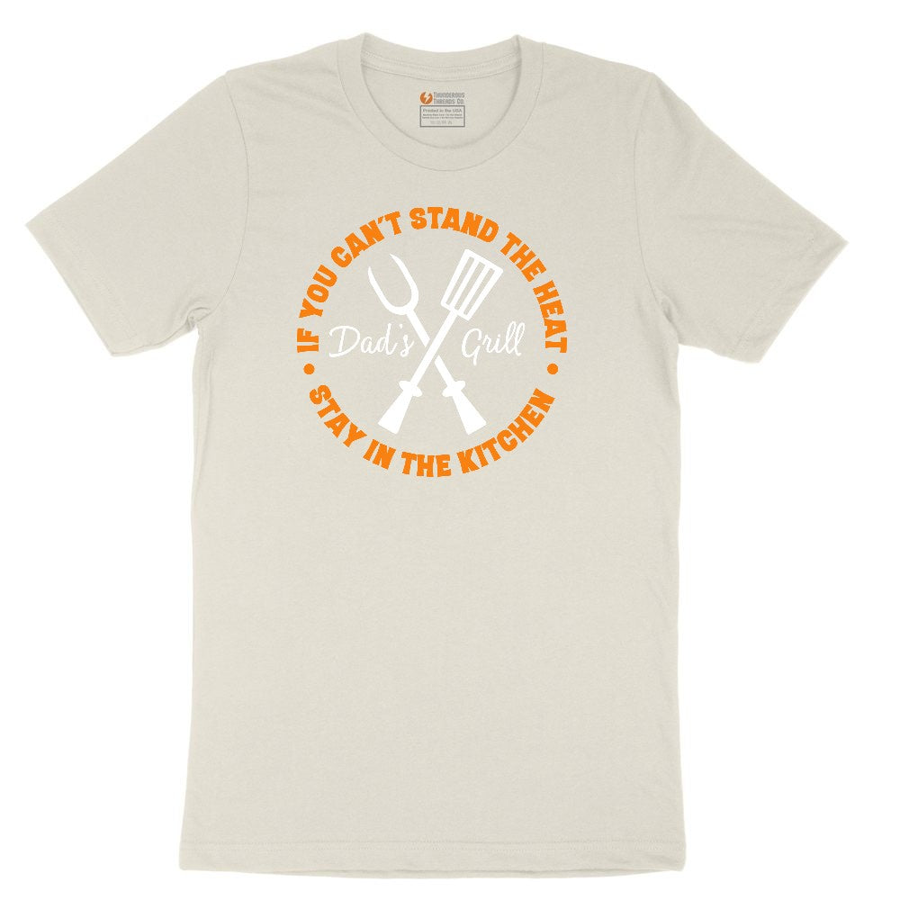 If You Can't Stand the Heat Stay in the Kitchen Ladies Short Sleeve Tee - Natural Heather