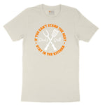 If You Can't Stand the Heat Stay in the Kitchen Ladies Short Sleeve Tee - Natural Heather
