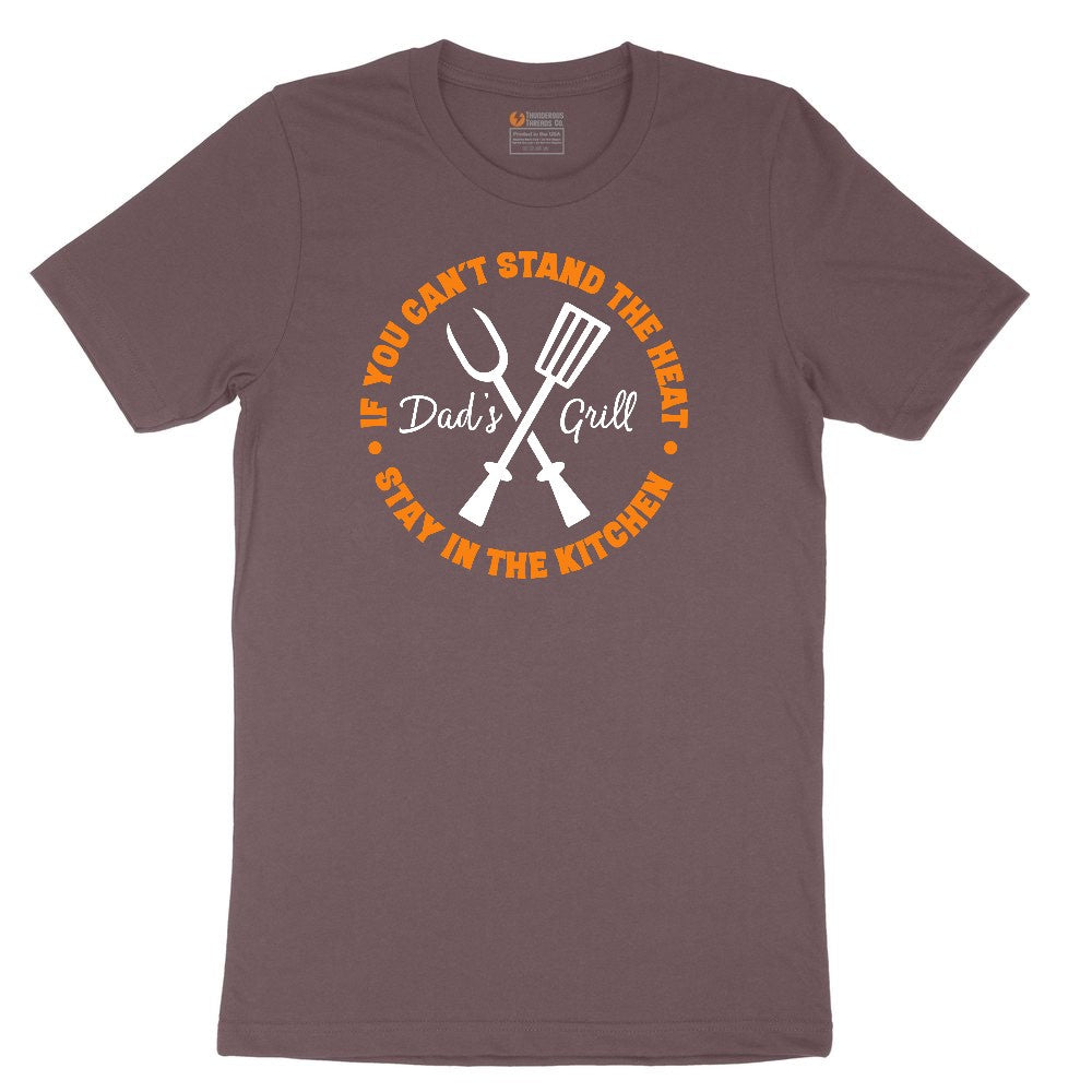 If You Can't Stand the Heat Stay in the Kitchen Ladies Short Sleeve Tee - Sangria Blackout