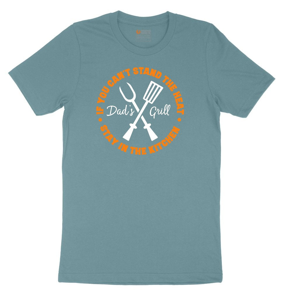 If You Can't Stand the Heat Stay in the Kitchen Ladies Short Sleeve Tee - Surf Blackout