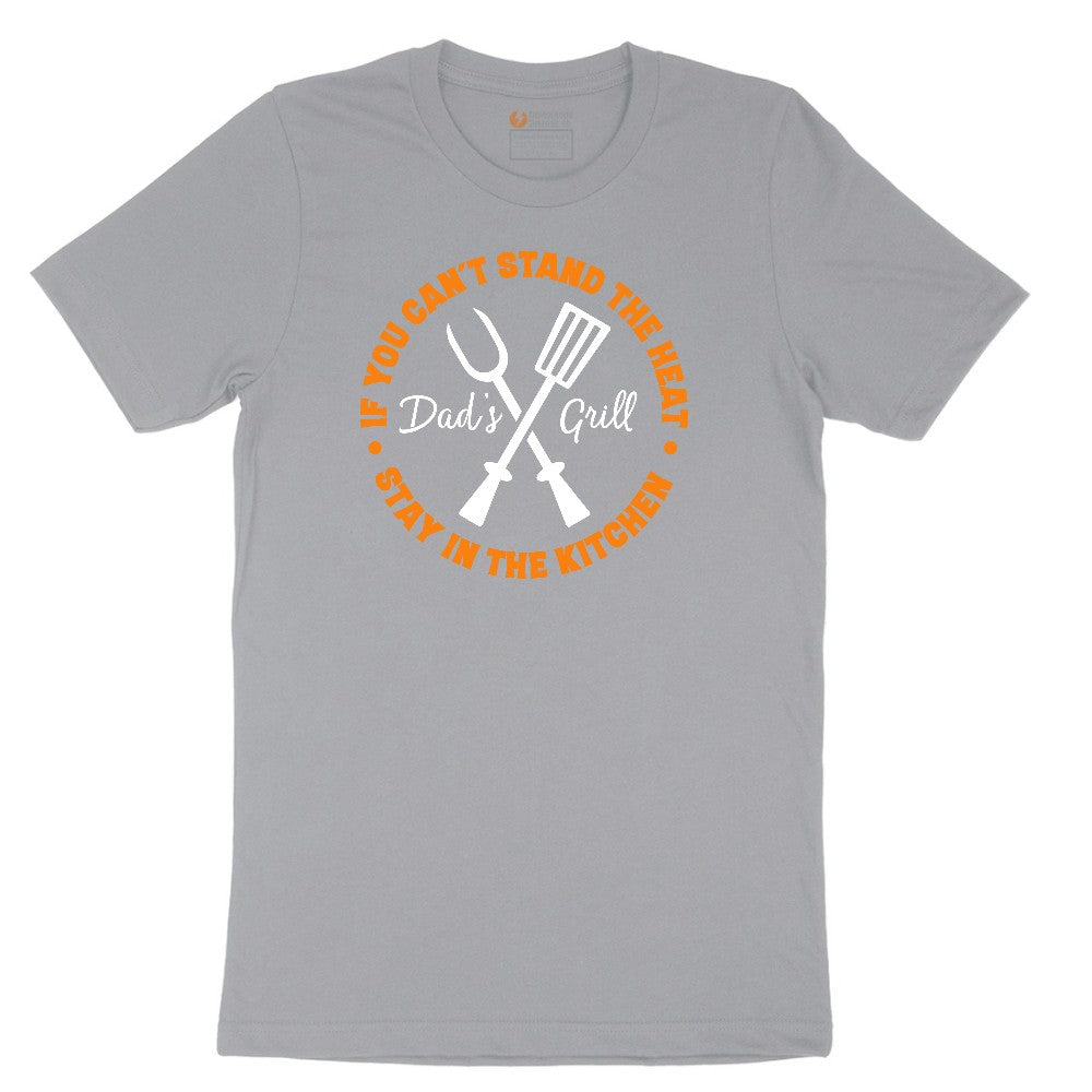 If You Can't Stand the Heat Stay in the Kitchen Short Sleeve Tee - Athletic Heather Grey