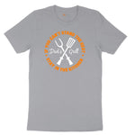 If You Can't Stand the Heat Stay in the Kitchen Short Sleeve Tee - Athletic Heather Grey