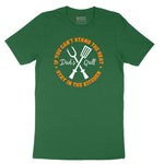If You Can't Stand the Heat Stay in the Kitchen Short Sleeve Tee - Athletic Kelly