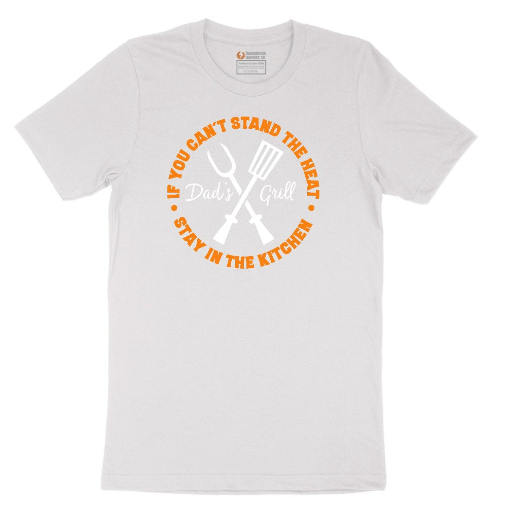If You Can't Stand the Heat Stay in the Kitchen Short Sleeve Tee - White