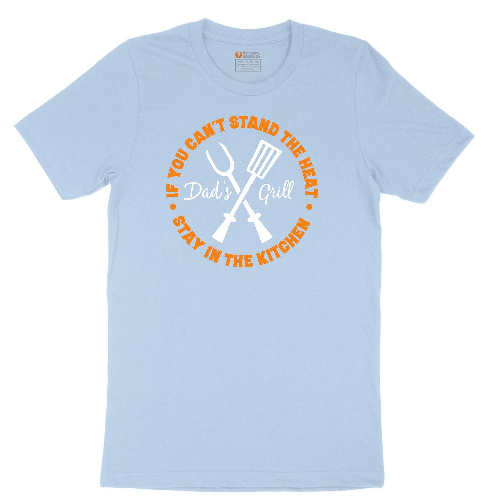 If You Can't Stand the Heat Stay in the Kitchen Toddler Short Sleeve Tee - Light Blue
