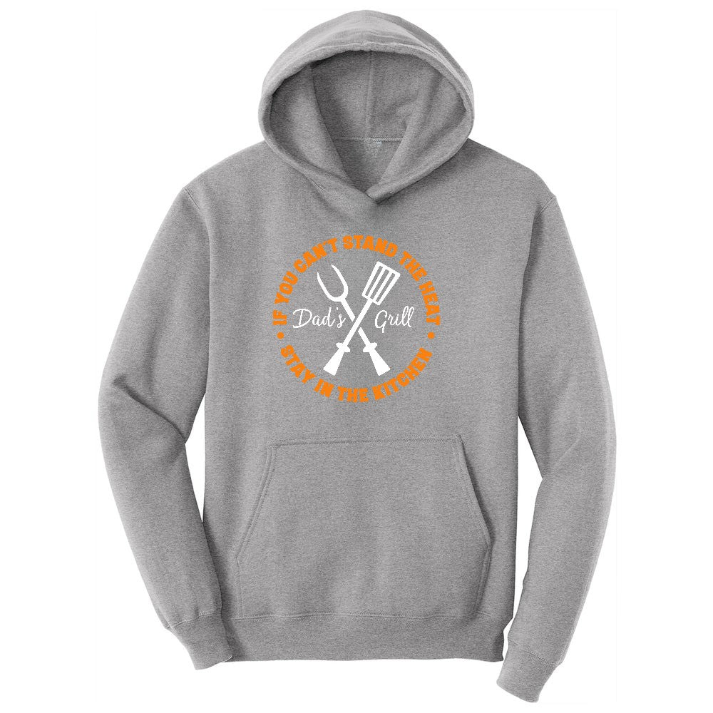 If You Can't Stand the Heat Stay in the Kitchen Youth Hoodie - Athletic Heather