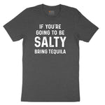 If You're Going to Be Salty Bring Tequila Youth Short Sleeve Tee - Dark Heather Grey