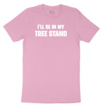 Ill Be In My Tree Stand Youth Short Sleeve Tee - Candy Pink
