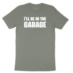 I'll Be in the Garage Ladies Short Sleeve Tee - Bamboo Blackout