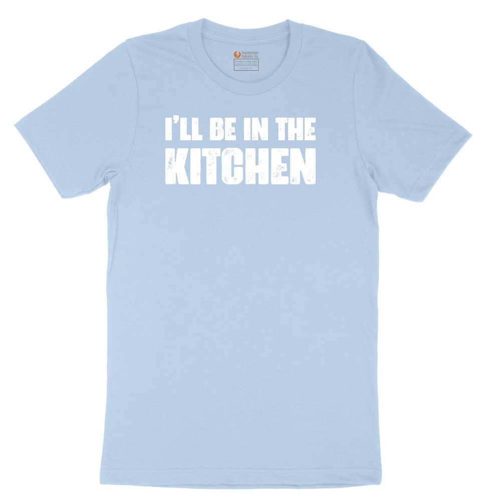 I'll Be in the Kitchen Youth Short Sleeve Tee - Light Blue