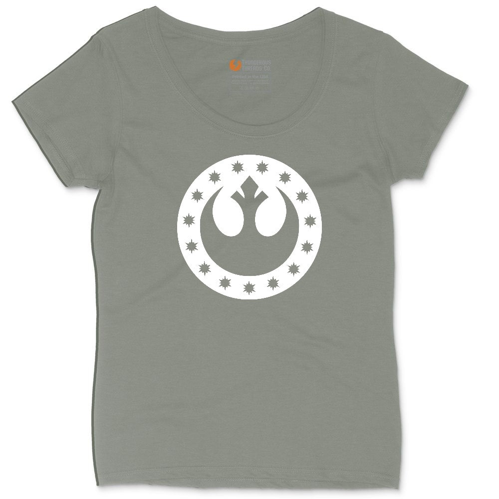 I'm a Rebel Ladies Curvy Tee - Bamboo Blackout