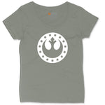 I'm a Rebel Ladies Curvy Tee - Bamboo Blackout