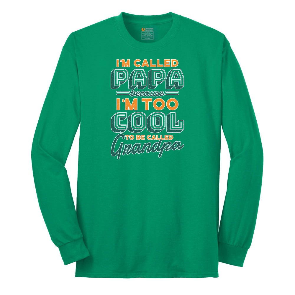 I'm Called Papav Long Sleeve Tee - Kelly Green