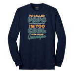 I'm Called Papav Long Sleeve Tee - Navy