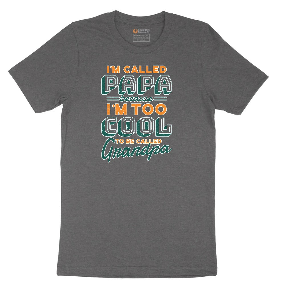 I'm Called Papav Short Sleeve Tee - Dark Heather Grey