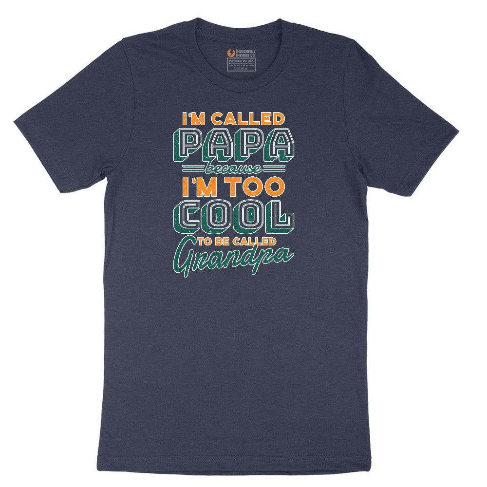 I'm Called Papav Short Sleeve Tee - Heather Navy
