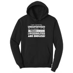 I'm Currently Unsupervised Toddler Hoodie - Jet Black