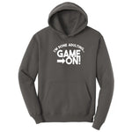 I'm Done Adulting Game On - Mens & Ladies T-Shirt Hoodie - Charcoal
