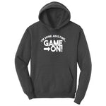 I'm Done Adulting Game On - Mens & Ladies T-Shirt Youth Hoodie - Dark Heather Grey